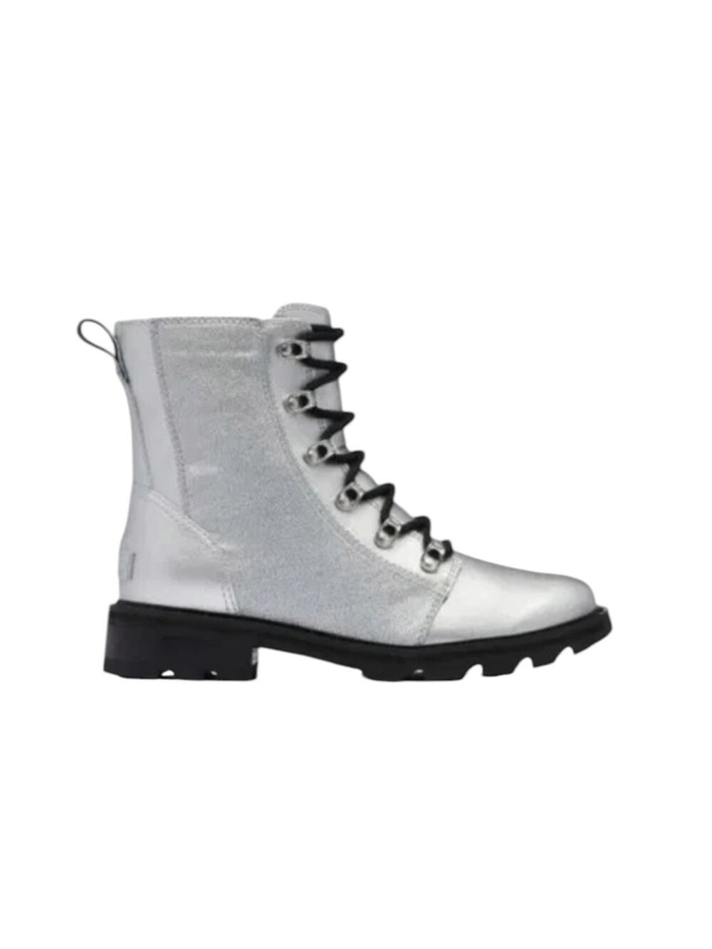 Sorel Lennox Lace Pure Silver Boots – Sz 9